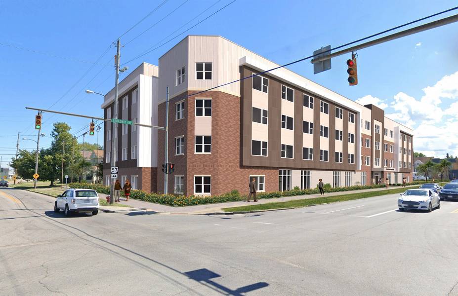 Rendering of Broadway Commons.